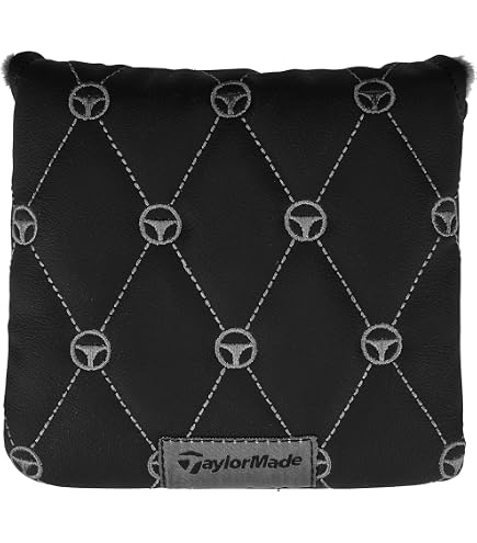 Amazon.co.jp: TaylorMade ゴルフマレットパターヘッドカバー ブラック